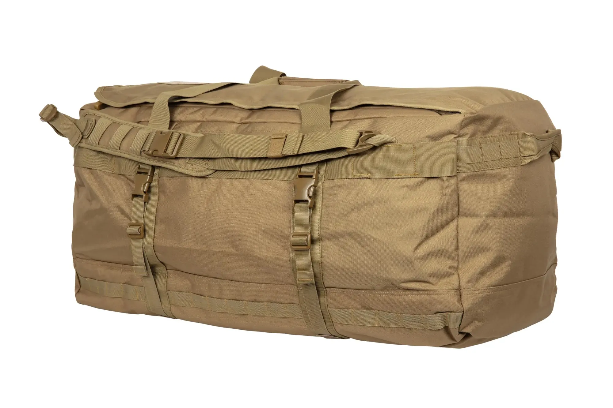 120 L tactical equipment bag. Tan