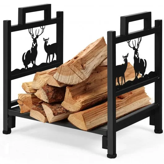 18" Wood Lumber Storage Holder for Fireplace Stove Fire Pit