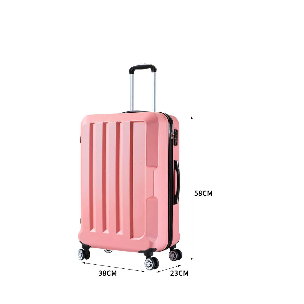 20" Travel Luggage Lightweight - Rose Gold