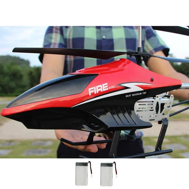 3.5CH 80cm Extra Large Remote Control Drone Durable RC Helicopter Charging Toy Drone Model