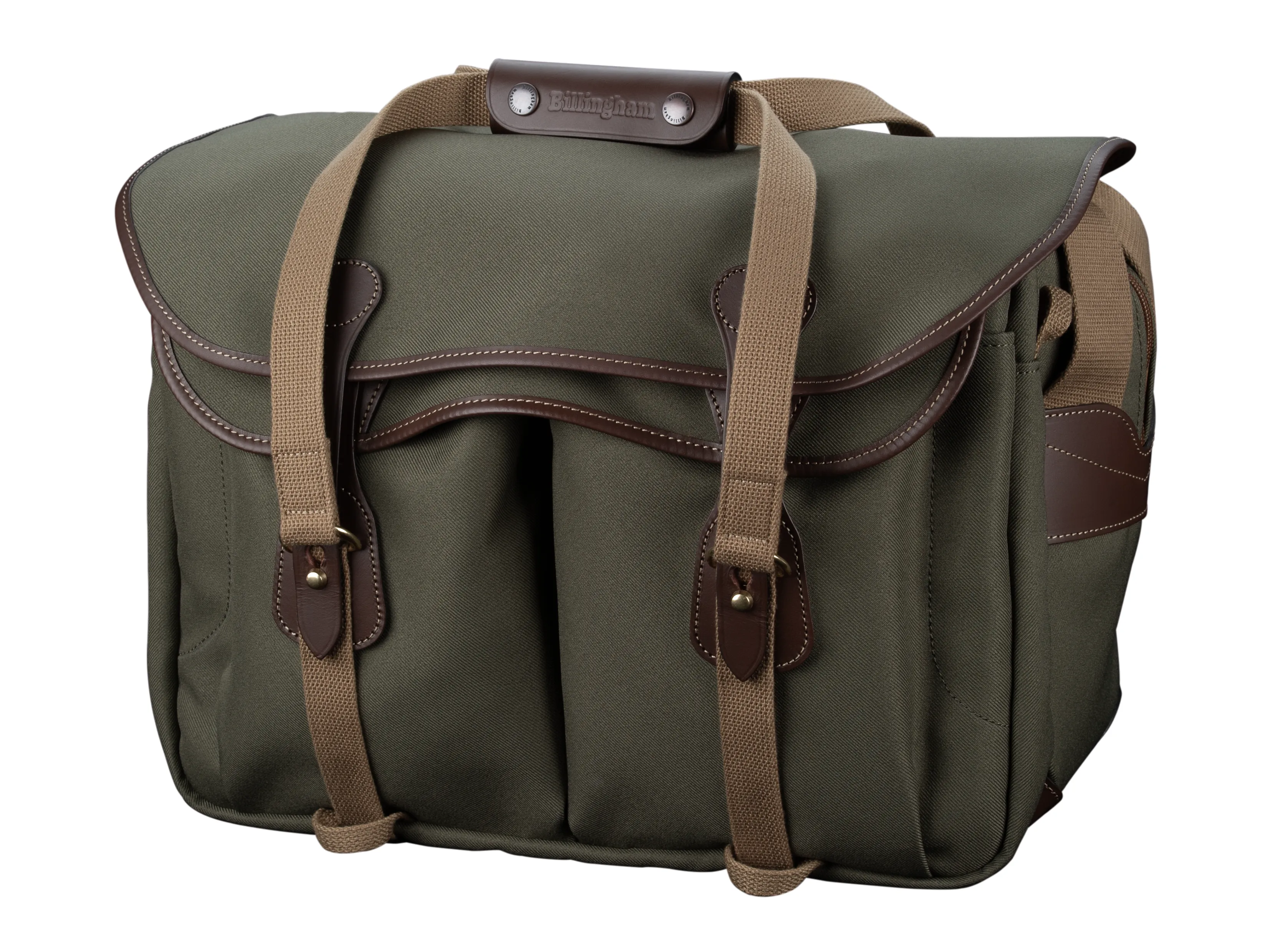 445 MKII Camera/Laptop Bag - Sage FibreNyte / Chocolate Leather