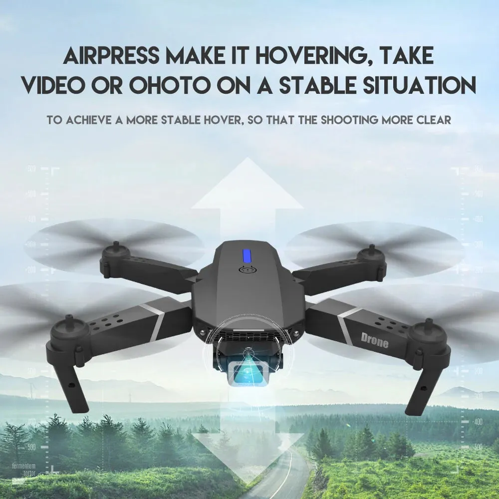 4K Foldable Drone with 1080P Camera & WIFI FPV for All Ages