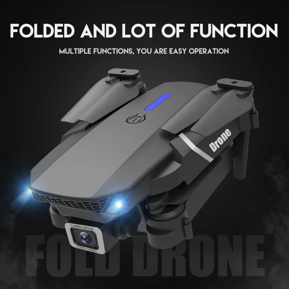 4K Foldable Drone with 1080P Camera & WIFI FPV for All Ages