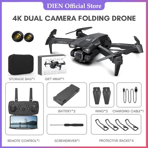 4K HD Aerial Quadcopter Drone with WIFI FPV - XK E86 Pro Edition