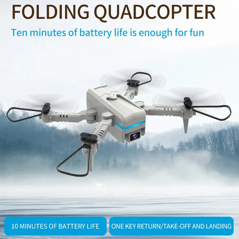 4K Mini Foldable Quadcopter Drone with Dual Camera & Smart Features