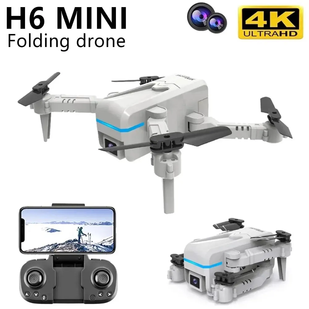 4K Mini Foldable Quadcopter Drone with Dual Camera & Smart Features