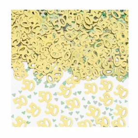 50th Anniversary Gold Confetti 14g