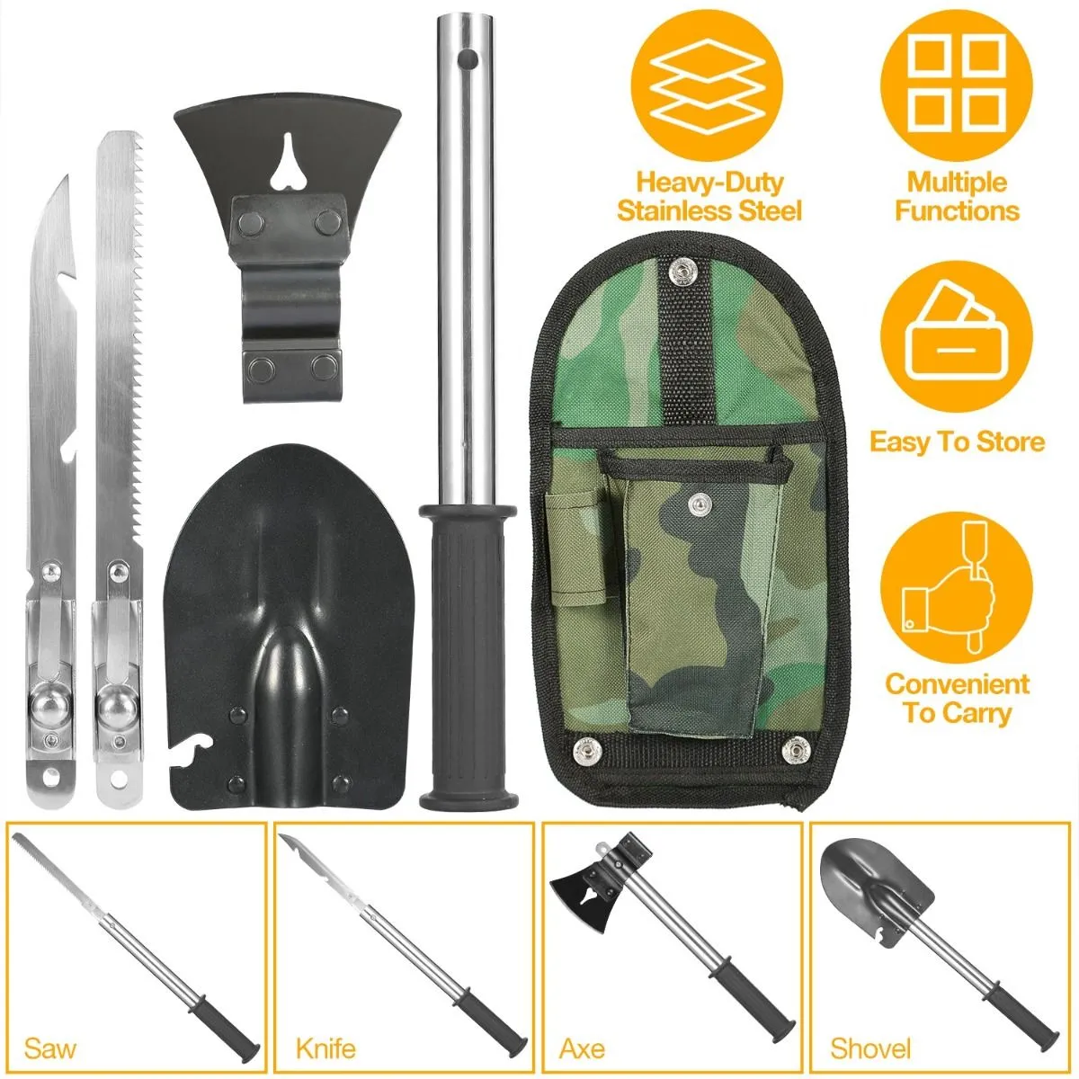 6-in-1 Survival Multi-Tool Kit