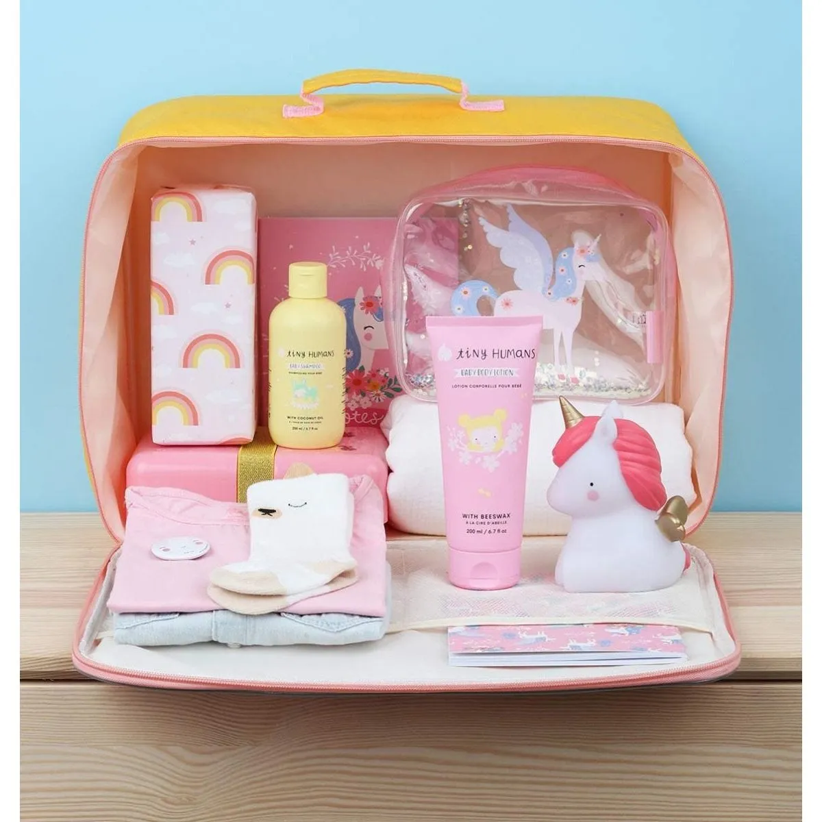 A Little Lovely Company Suitcase Glitter - Unicorn