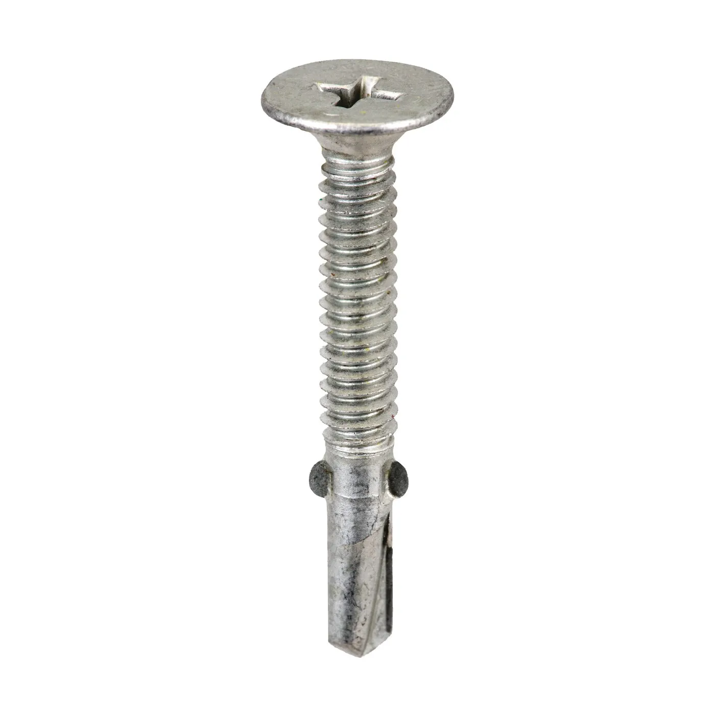 Acorn International S-WM101716G250 Screw, #10 Thread, Phillips Drive, Self-Tapping, Winged Point, Galvanized Steel