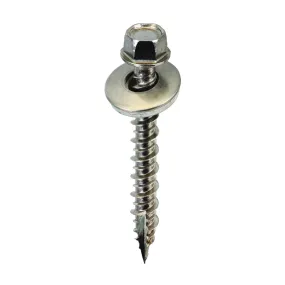 Acorn International SW-MW15SS250 Screw, #9 Thread, High-Low, Twin Lead Thread, Hex Drive, Self-Tapping, Type 17 Point