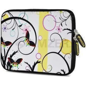 Amzer 10.5 Inch Neoprene Notebook Tablet/iPad Sleeve - Butterfly Bay