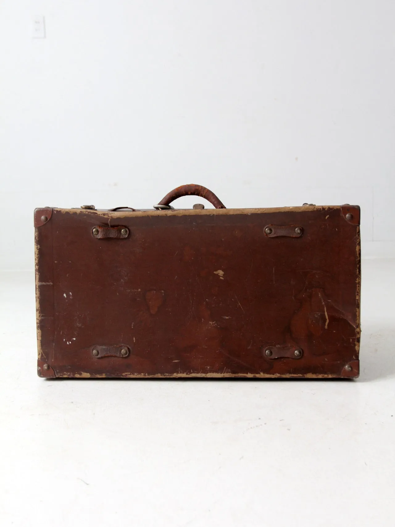 antique P Becker & Co suitcase