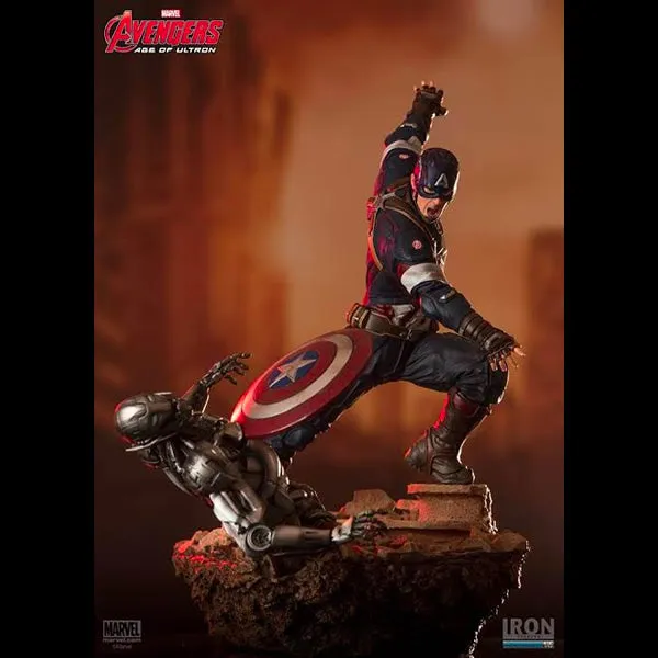 Avengers Age Of Ultron Captain America Battle Diorama Sixth Scale Statue (Pre-Order)