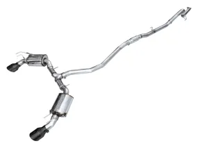 AWE Tuning 22  Honda Civic Si/Acura Integra Touring Edition Catback Exhaust - Dual Diamond Black Tip