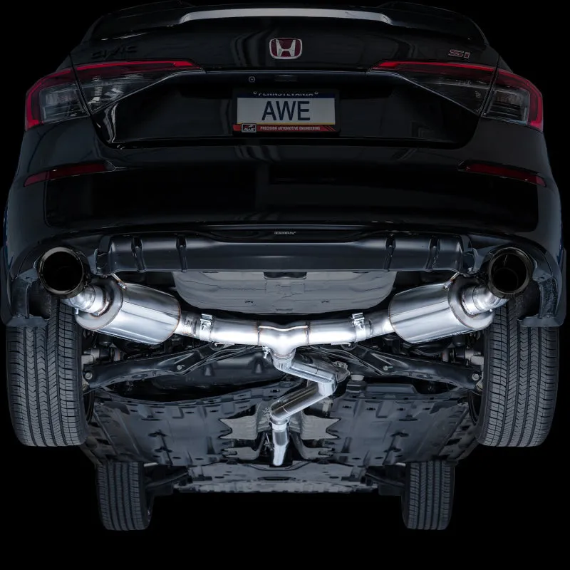 AWE Tuning 22  Honda Civic Si/Acura Integra Touring Edition Catback Exhaust - Dual Diamond Black Tip