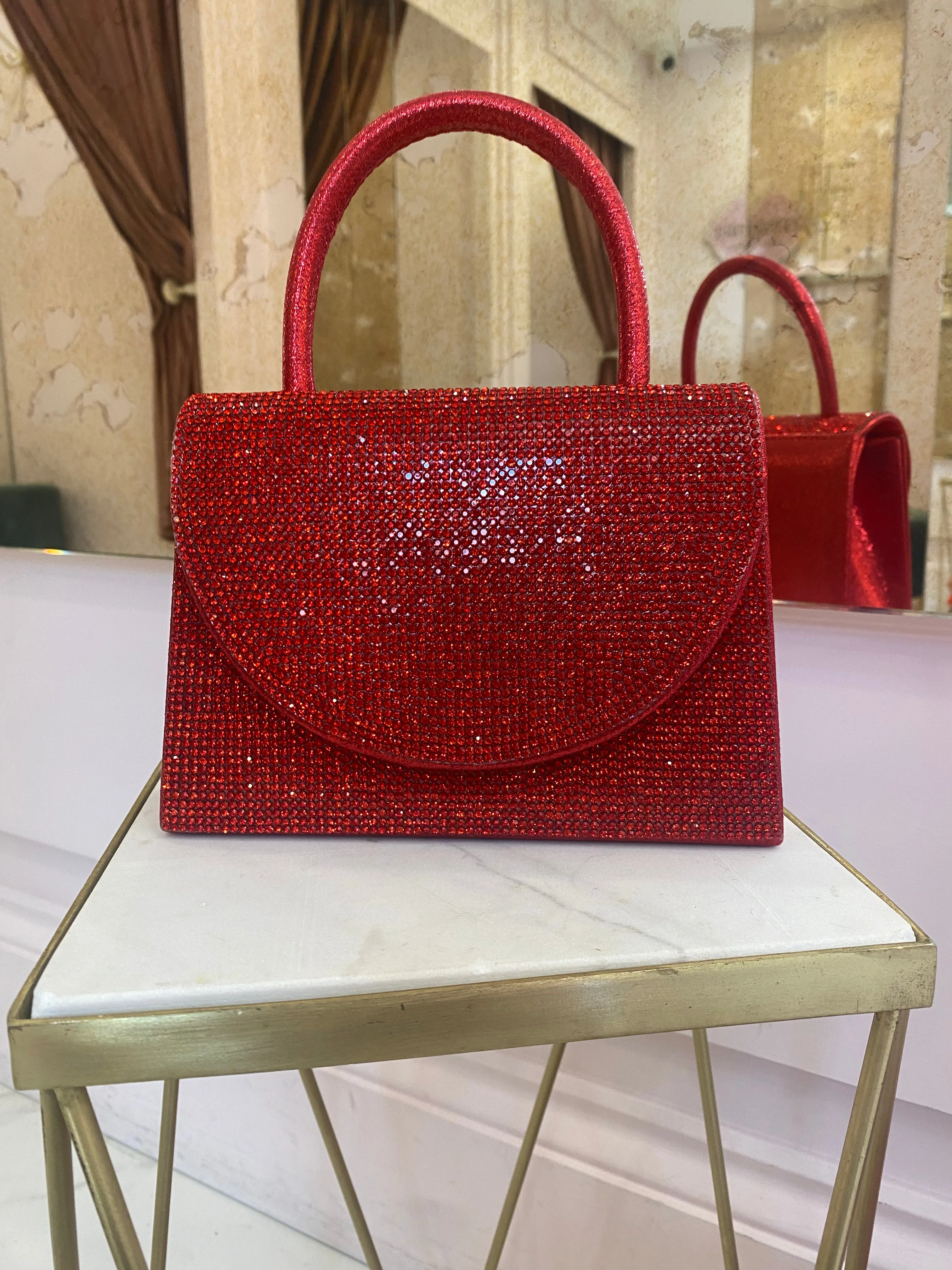 Ayla diamanté bag