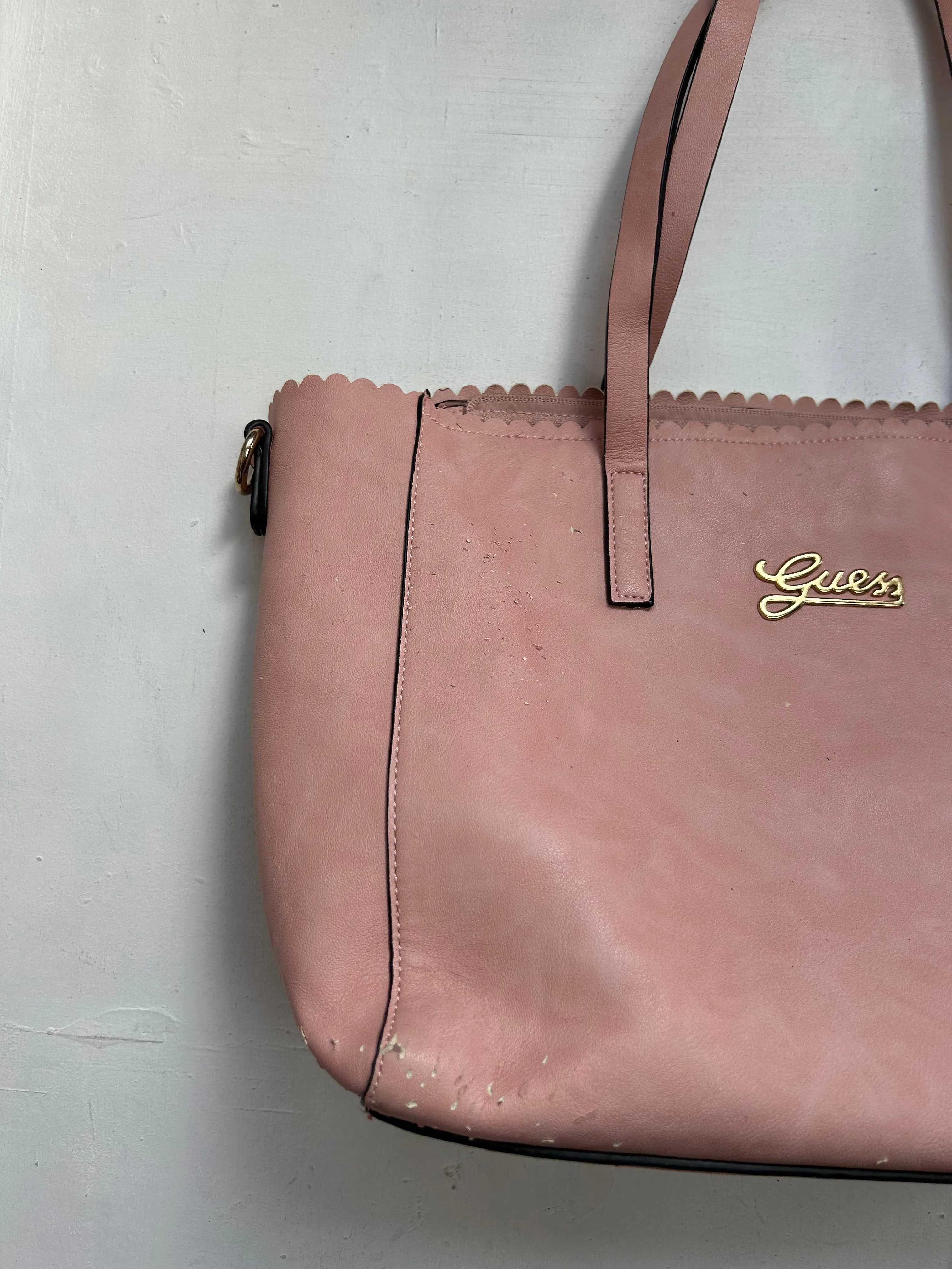 Baby pink y2k vintage buckle uni shoulder bag   pochette