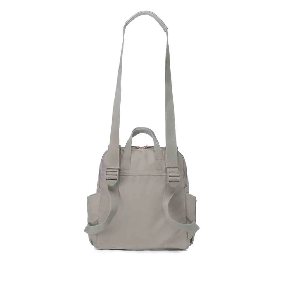 Babymel Robyn PU Changing Backpack - Pale Grey