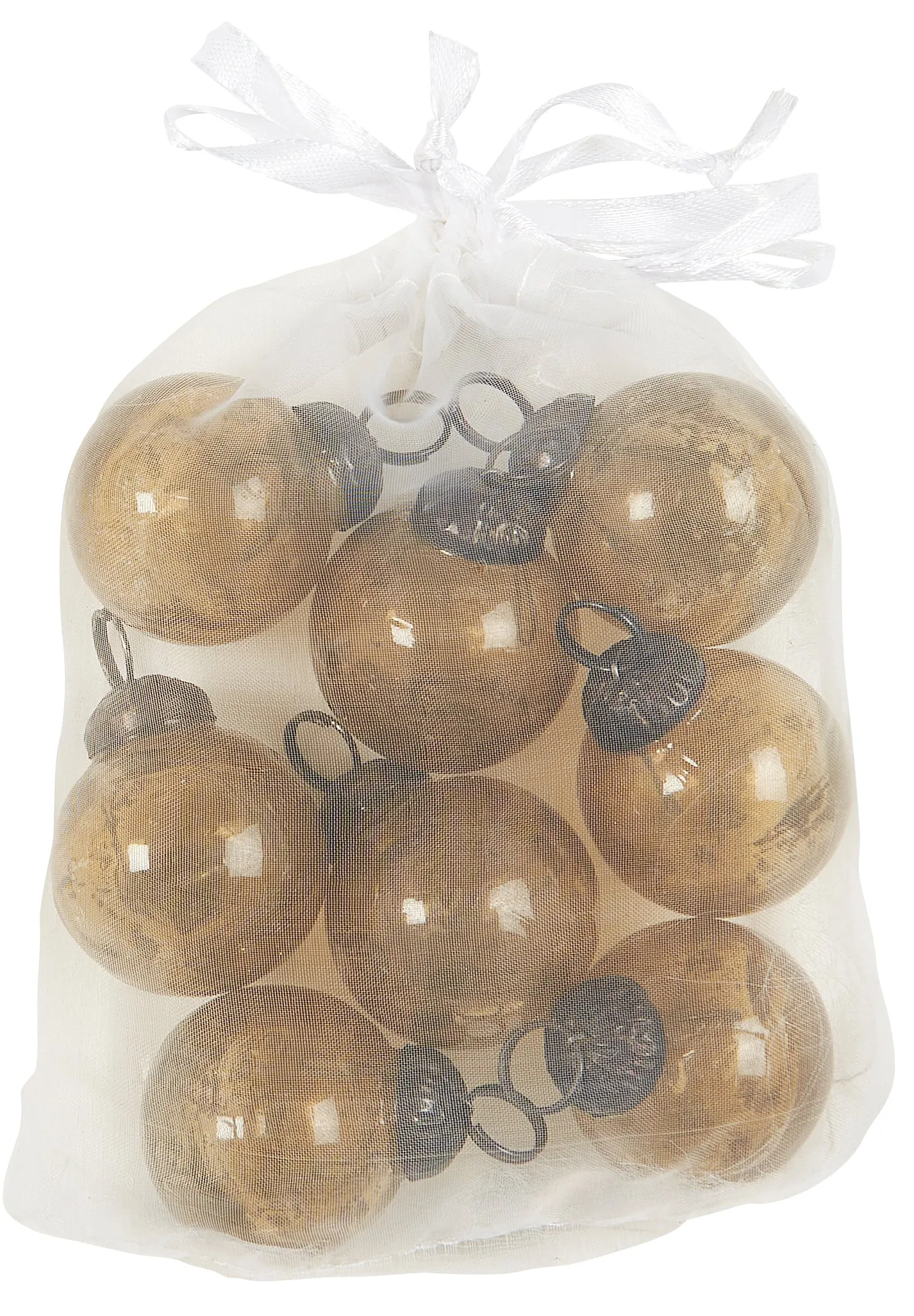 Bag of Mini Glass Baubles - Various Colours