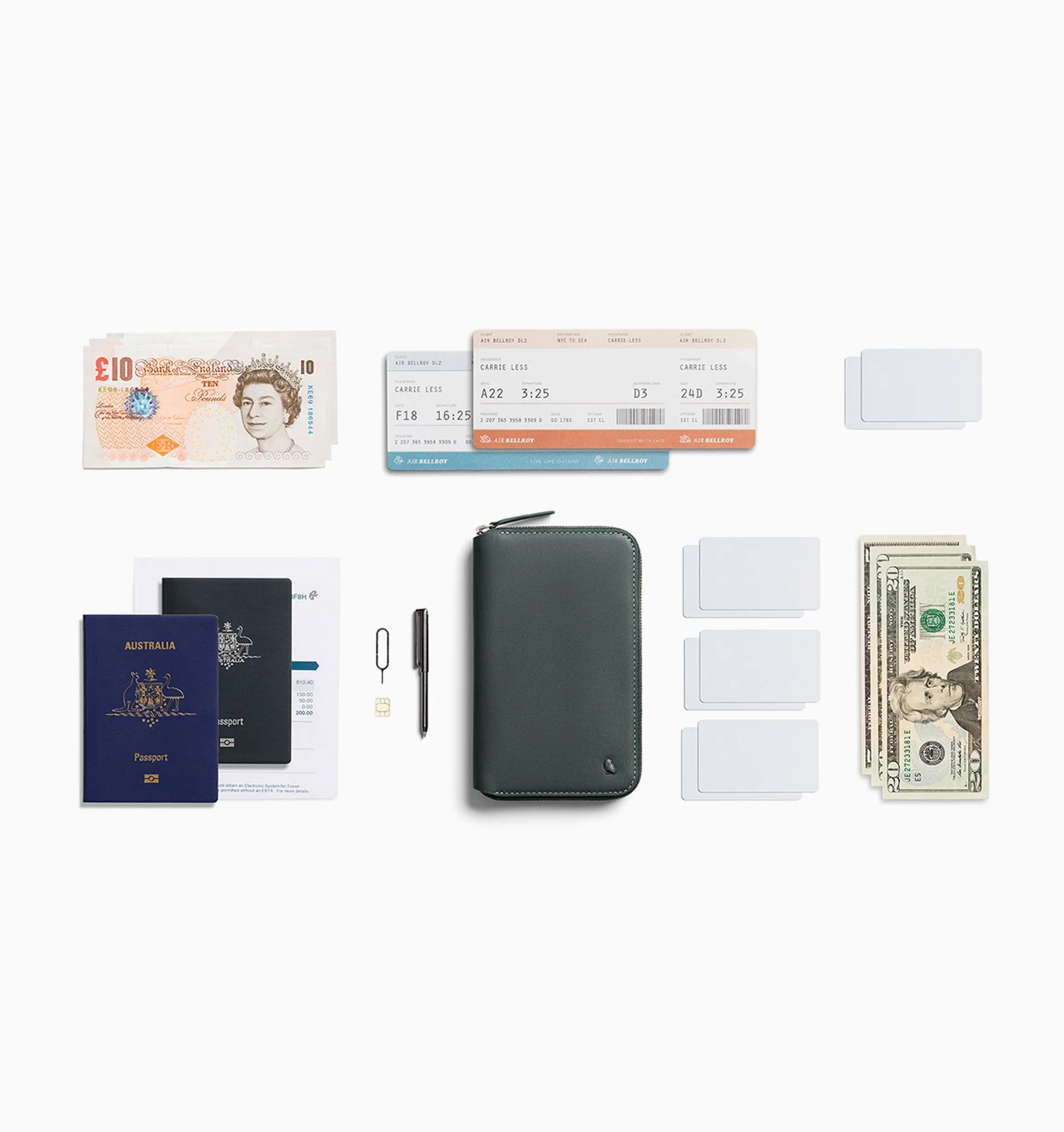 Bellroy Travel Folio Passport Wallet