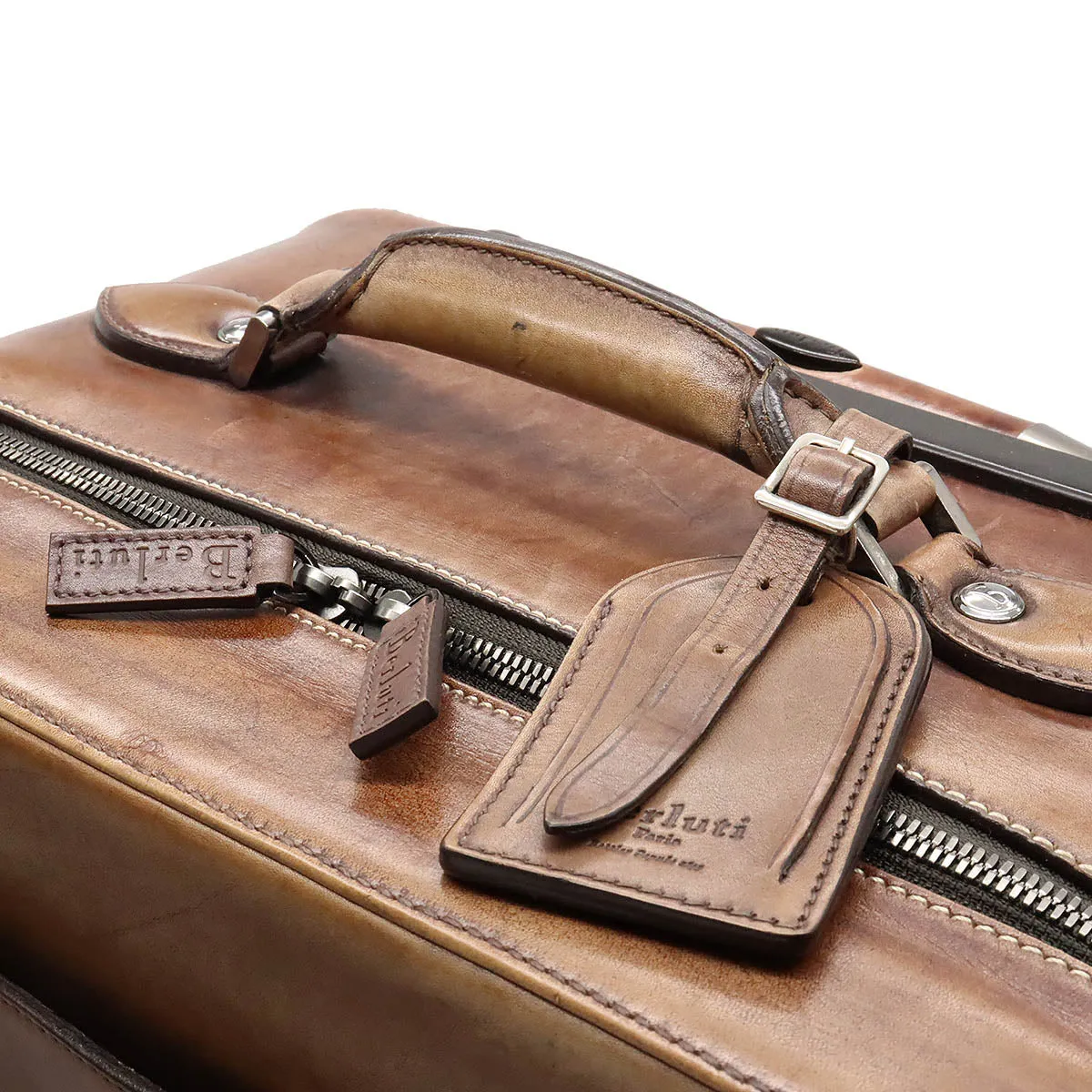 Berluti Leather Formula 1000 Suitcase