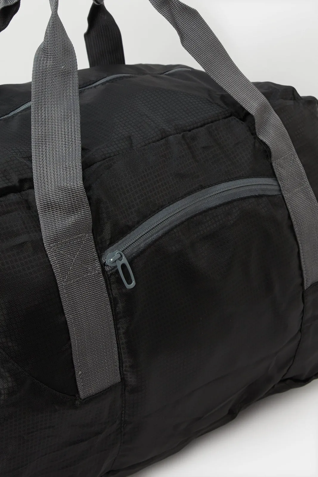 Black Expandeable Duffle Bag