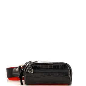 Blaster Waist Bag Alligator Embossed Calfskin