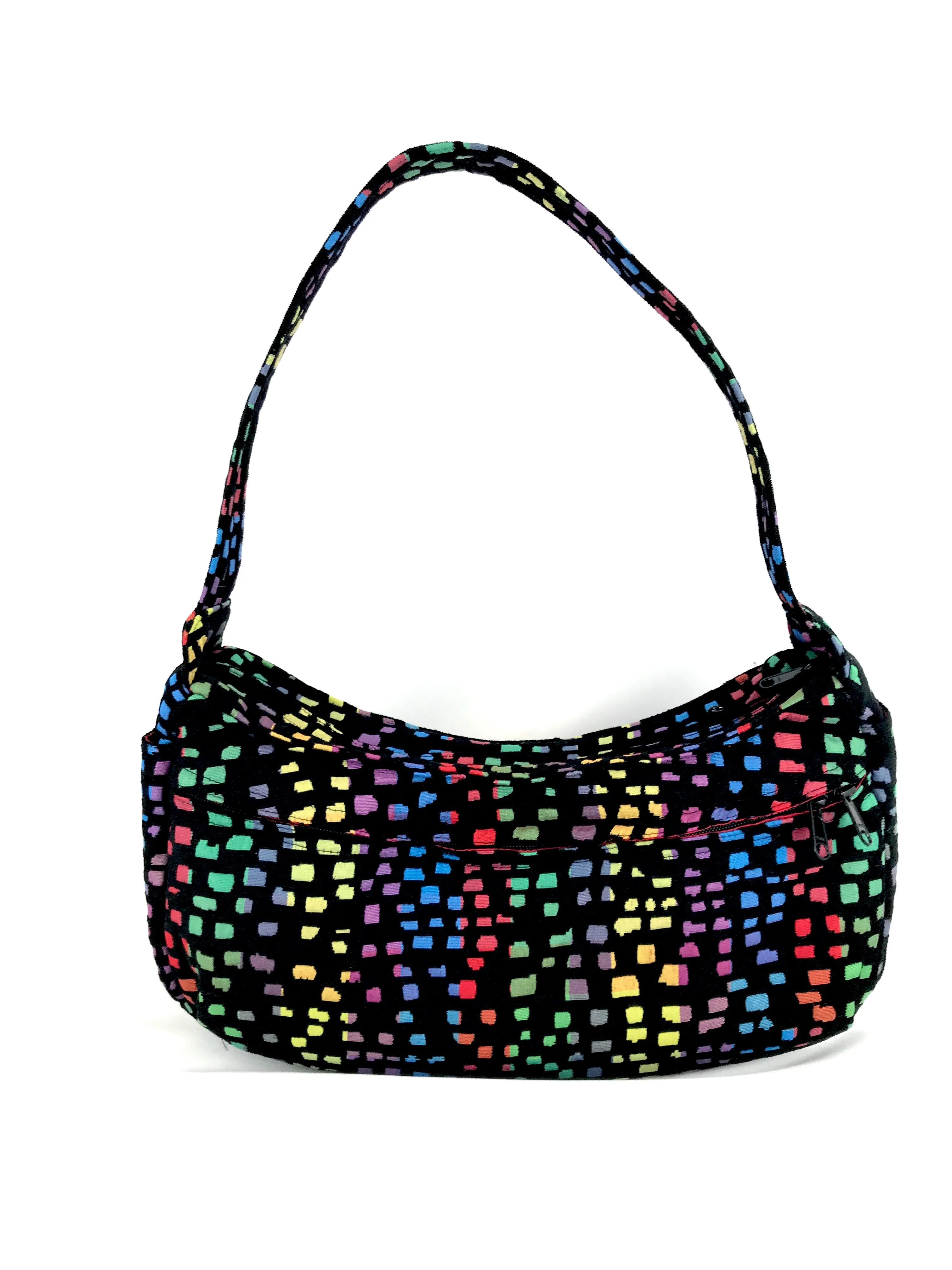 Boat Bag,  Large, in Rainbow Mosaic Chenille