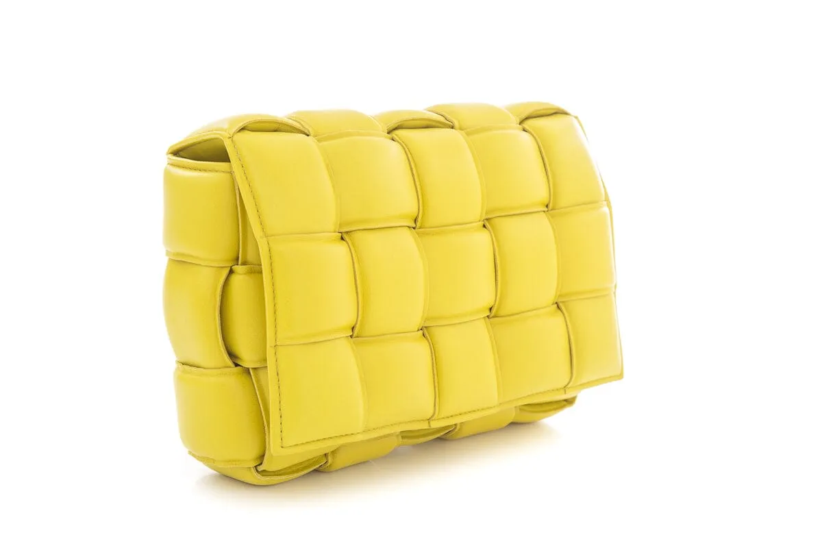 Bottega Veneta Citrine Cassette Handbag