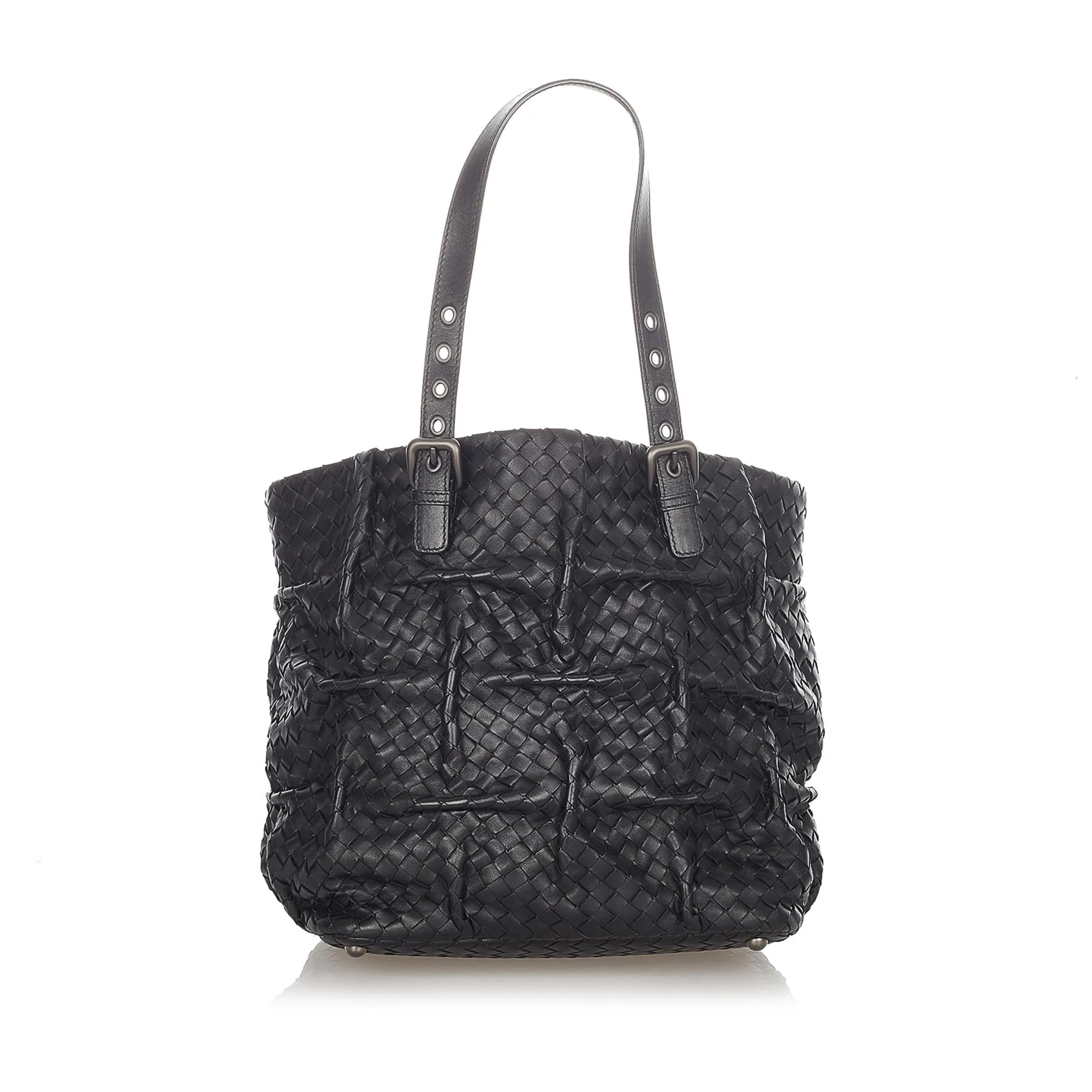 Bottega Veneta Intrecciato Leather Tote Bag (SHG-23505)