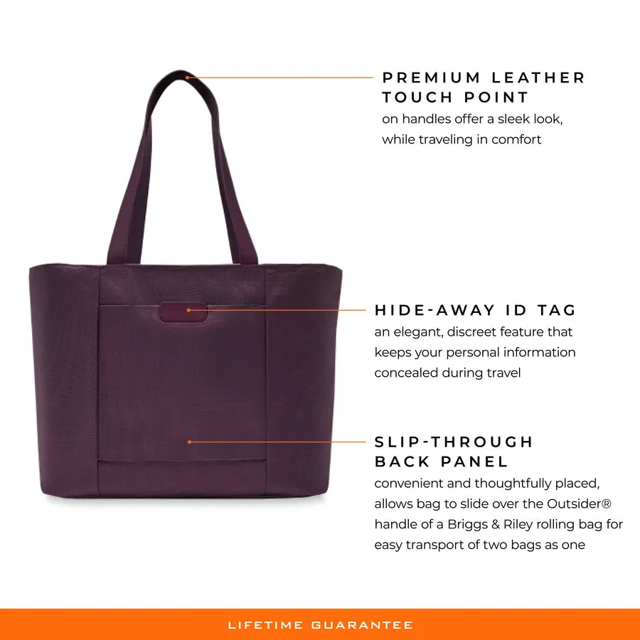 Briggs & Riley Baseline Limited Edition Traveler Tote - Plum