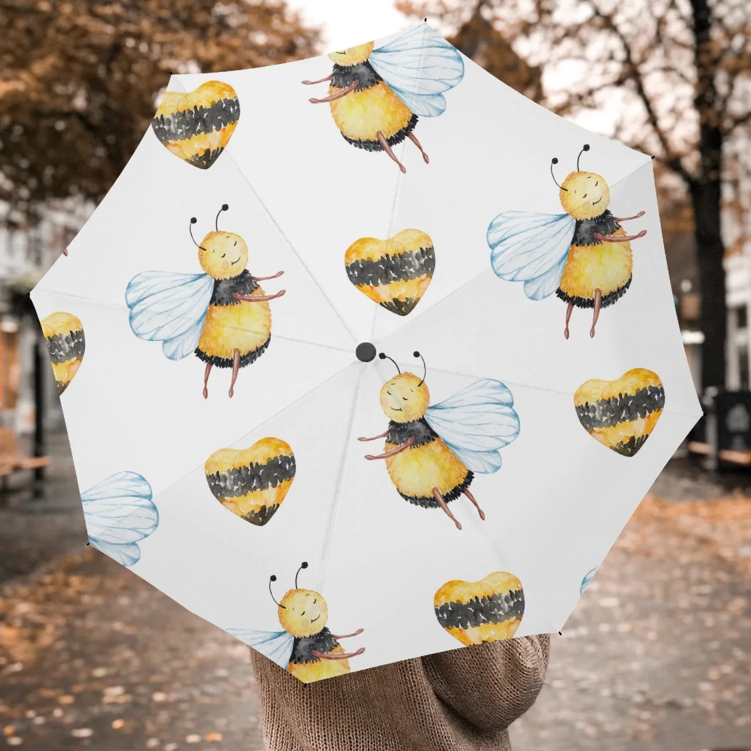 Bumblebee Love Automatic Umbrella