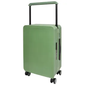 Cabin Size Suitcase 4 Wheels Hard Shell USB Port TSA Lock Travel Luggage Savant Green