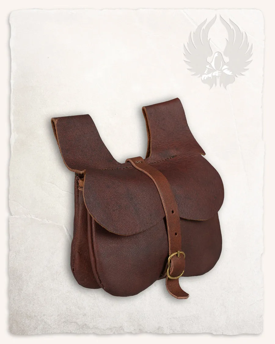 Calvert kidney-shaped belt bag large brown