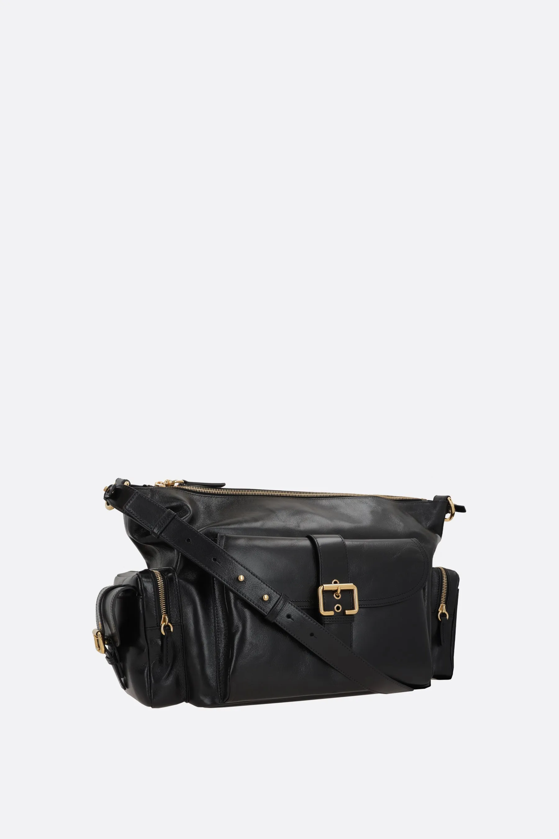 Camera Leather Shoulder Bag