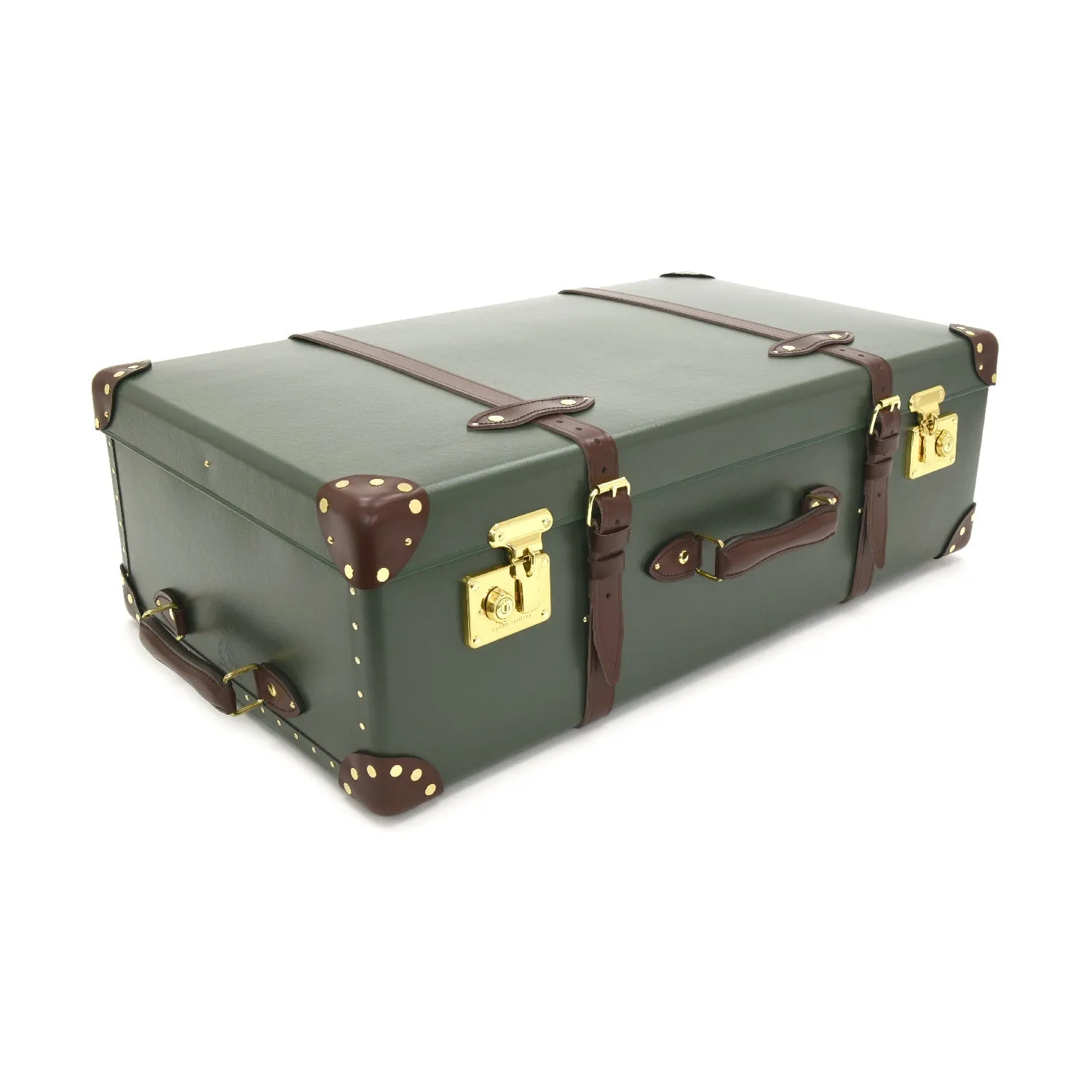 Centenary · XL Suitcase | Green/Brown