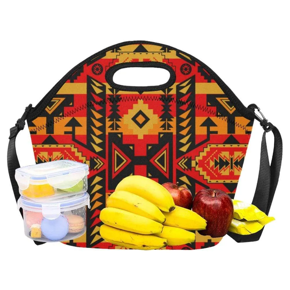 Chiefs Mountain Fire Neoprene Lunch Bag/Large