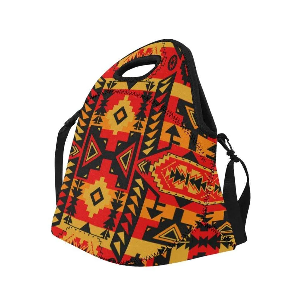 Chiefs Mountain Fire Neoprene Lunch Bag/Large