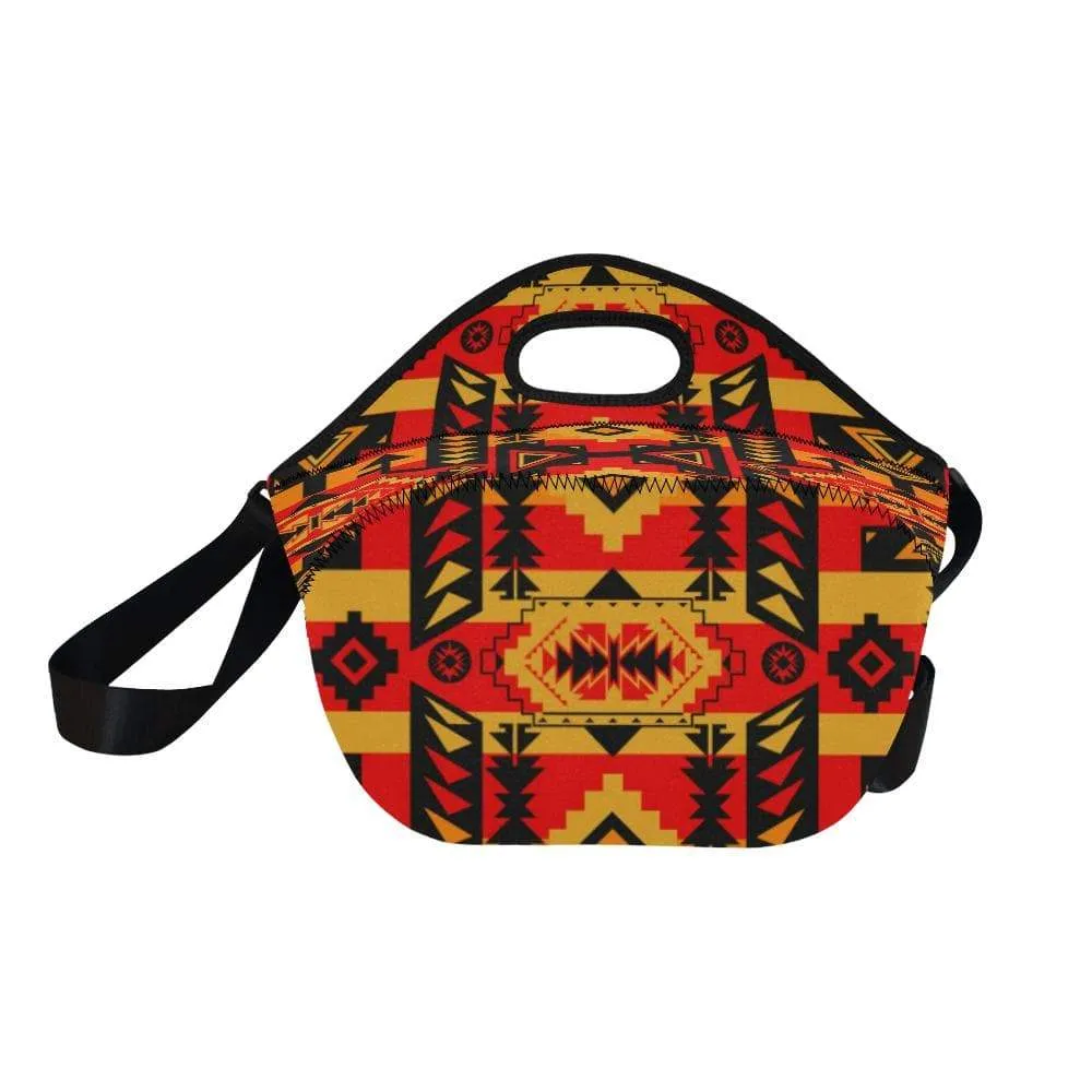 Chiefs Mountain Fire Neoprene Lunch Bag/Large