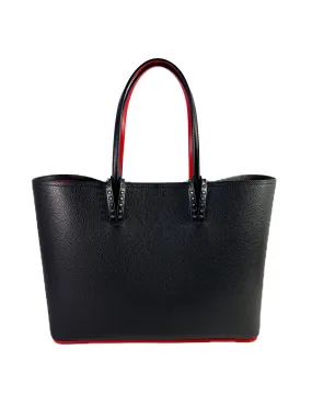 Christian Louboutin black studded Cabata large tote