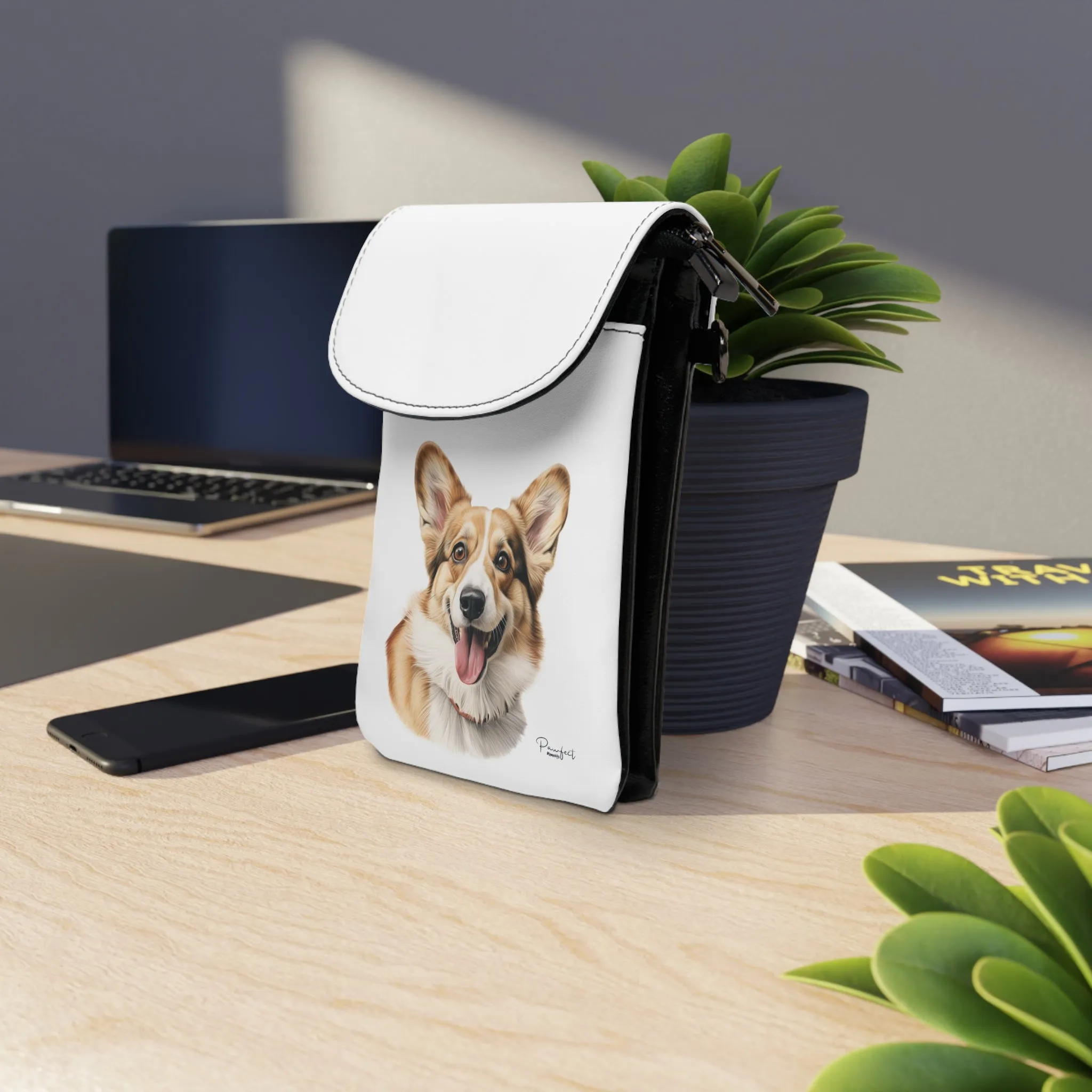 Corgi Small Cell Phone Wallet