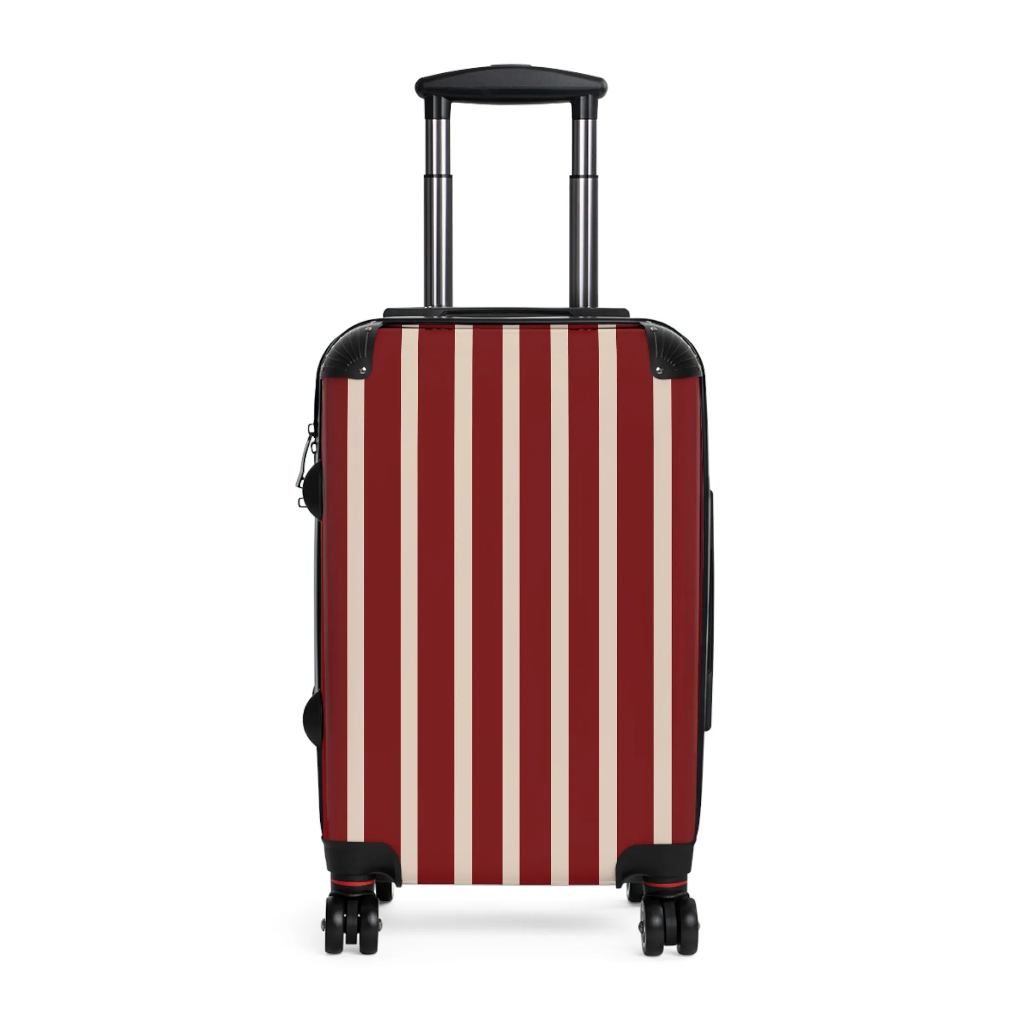 Crimson Creme Traveler Suitcase