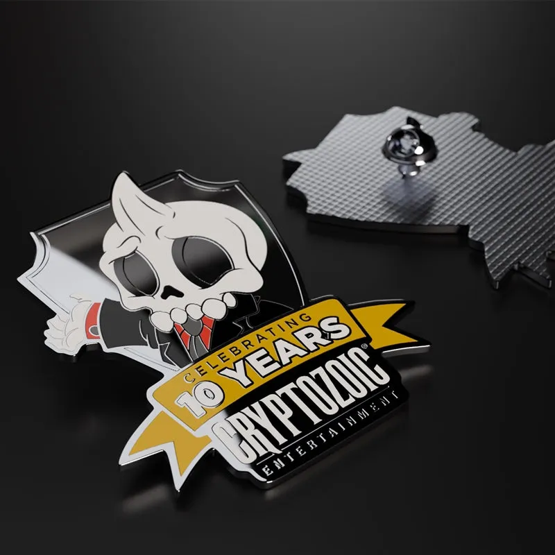 Cryptkins Enamel Pins: Bob 10th Anniversary