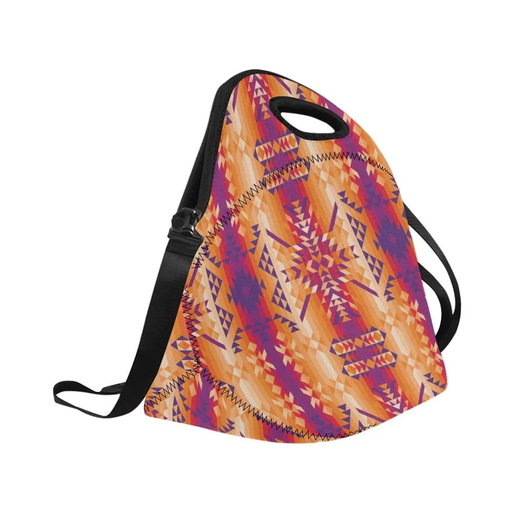 Desert Geo Neoprene Lunch Bag/Large