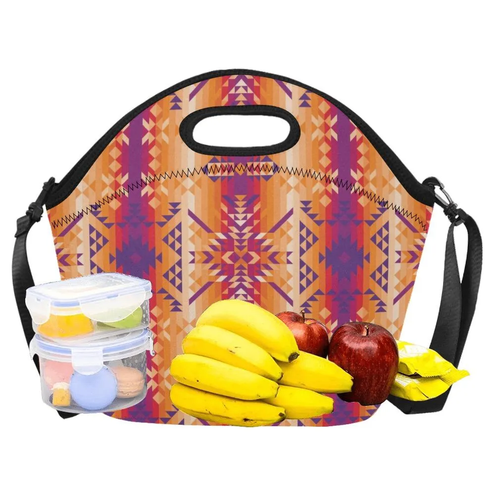 Desert Geo Neoprene Lunch Bag/Large