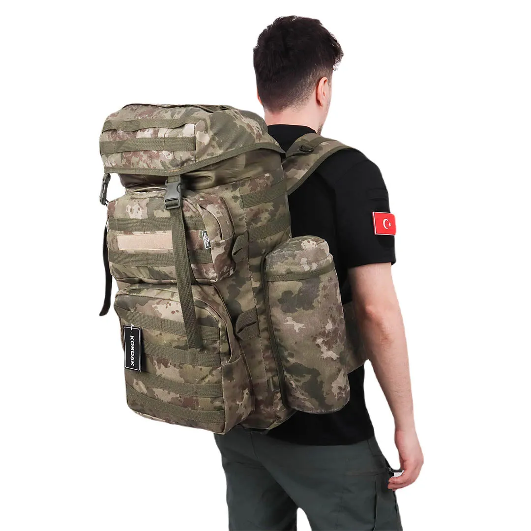 Deserton Camouflage Camping Military Operation Backpack - 90 Liter Bag