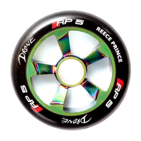 Drone Scooters Reece Prince Signature RP5 Scooter Wheel, Black/Neo Chrome