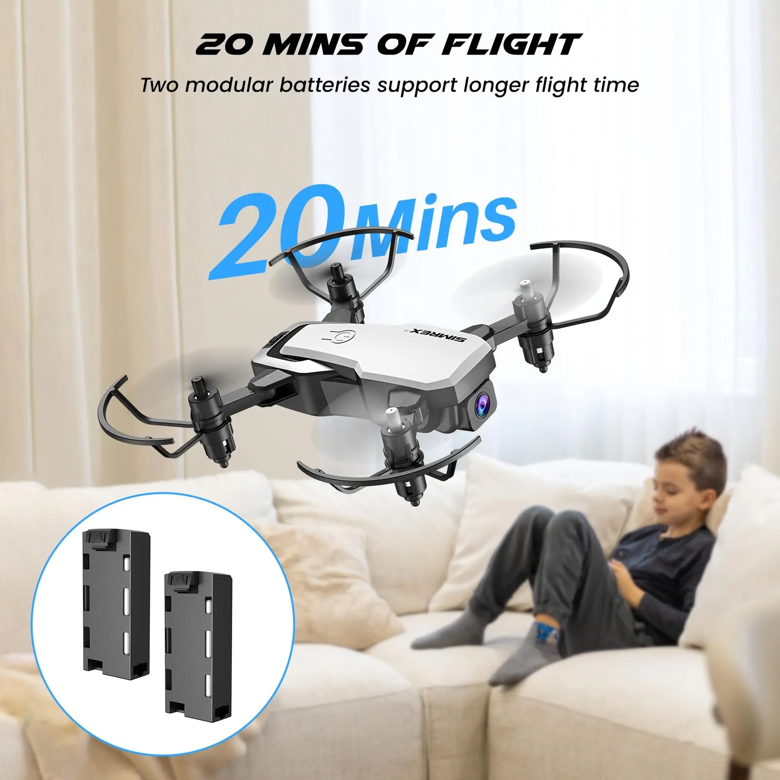 Drone with Camera 720P HD FPV, RC Quadcopter Foldable Drone, Mini Drone With Altitude Hold, 3D Flip, Headless Mode, Gravity Control