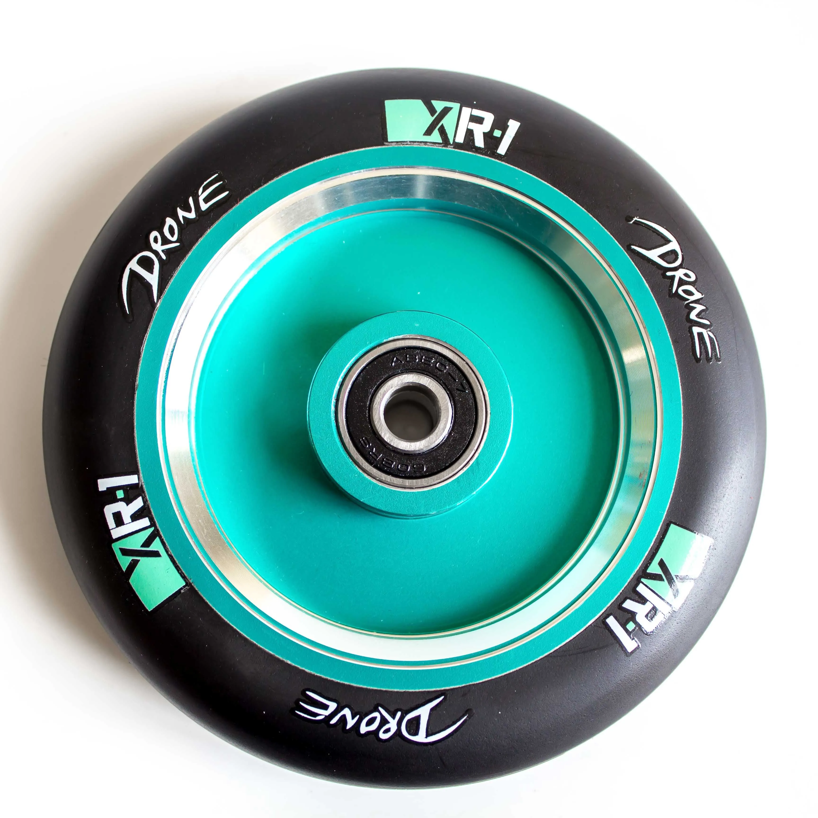 Drone XR-1 Scooter Wheel 120mm, Black/Mint Green